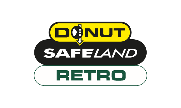 Donut Safeland Retro Logo